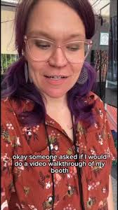 A video walk through of my booth at Bayou City Art Festival it’s been a  great day one 💙