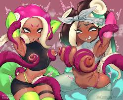octoling(オクトリング) marina(イイダ（スプラトゥーン）) agent 8(8号（スプラトゥーン）)|splatoon(スプラトゥーン)  splatoon 2(スプラトゥーン2)|sanuki(さ抜き) - Doujin-Bild (Seite 6)
