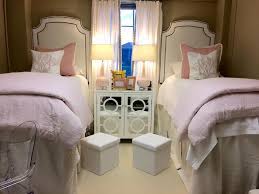 Gorgeous Light Pink And White Dorm Room At Ole Miss Martin Hall Ole Miss Dorm Rooms White Dorm Room Pink Dorm