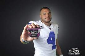Tasty cg commercial for ehrmann yogurt i worked on as fx td and compositor at digital kitchen. Darren Rovell On Twitter Dak Prescott Who Replaced Cam Newton For Oikos In October Will Make His Commercial Debut For The Brand On Monday