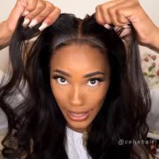 Body Wave Glueless Lace Wigs Human Hair