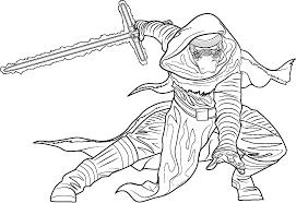 Star wars the rise of skywalker has a major moment for kylo ren and rey at the end, but instead of a resounding triumph, it's a fumble. Kylo Ren Coloring Pages Best Coloring Pages For Kids