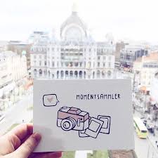 Schreibwaren Geschenkideen On Instagram Liebe Grusse Aus Antwerpen Odernichtoderdoch Momentsammler Postcard Travel Printables Hand Lettering