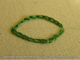 Hungarian braided chain stitch the braided chain stitch is worked almost the same way as the heavy chain stitch. Master Chain Stitch Embroidery Today