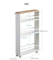 楽天市場 山崎実業 ハンドル付き スリムワゴン タワー tower 収納 隙間 ワゴン キッチンワゴン ラック 収納ラック 隙間ラック 隙間収納 すきま収納 キャスター付 コンパクト スリム 洗面所 3627 3628 ホワイト ブラック 白 黒 モノトーン シンプル おしゃれ