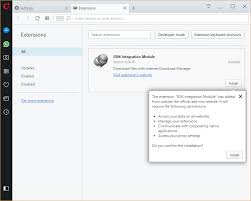 To configure internet download manager extension for chrome: How To Install Or Integrate Idm Into Opera Browser About Device