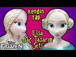 Frozen Elsa Sac Tasarim Seti Ve Modelleri Karlar Ulkesi Elsa Sac Yapimi Oyuncak Yap Youtube Frozen Oyuncak Elsa