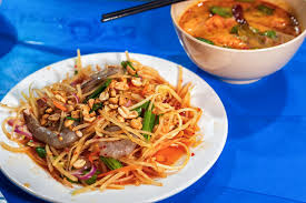 Thai green papaya salad, which in thailand is known as as 'som tam' (ส้มตำ), is one of the most commonly available and most. Háº»m Gems A Thai Raw Seafood Salad That Consolidates The Merits Of Sauce Saigoneer