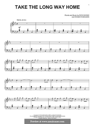 Check spelling or type a new query. Take The Long Way Home Supertramp Von R Davies R Hodgson Auf Musicaneo