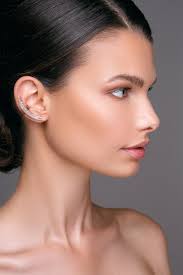 Gold Sterling Silver Ear Cuff: No Piercing Ear Climber