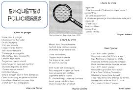 Poesie Et Arts Visuels Enquetes Policieres La Classe De Jenny Enquete Policiere Policier Genre Policier
