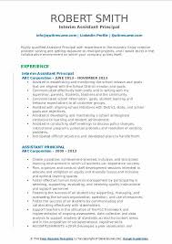 This post provides complete information on how to write effective resume objective statements for an administrative assistant position, to increase your chances of having the recruiter read your resume or cv as they begin to assess it. Assistant Principal Resume Samples Qwikresume