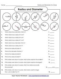 Geometry 1) in the figure on the right, ∠c, the central angle. Radius Diameter Worksheets Circumference Area Worksheets