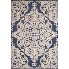 Choose from contactless same day delivery, drive up and more. Safavieh Monroe Navy 9 Ft X 12 Ft Indoor Outdoor Area Rug Mnr152b 9 The Home Depot