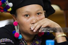 Ethnic Laotian Lo Li Leng from Lai Chau province, at the Report... News  Photo