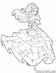 Bellissime disegni da colorare con unicorni per ragazze. Sirena Principessa Barbie Da Colorare Novocom Top