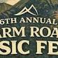 Farm Road Music Fest 2026- July 3rd & 4th!
