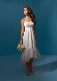 Western Wedding Dresses Cheap Casual Wedding Dress Wedding Dresses High Low Pregnant Wedding Dress