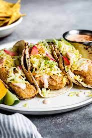 Check spelling or type a new query. Gluten Free Fried Fish Tacos With Chipotle Baja Cream Snixy Kitchen