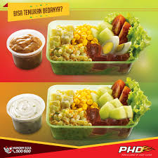 Sekotak fresh salad pizza hut ini biasanya dijual. Isi Salad Pizza Hut Dengan