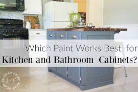 Which Paint Works Best For Kitchen And Bath Cabinets Lost Found Kitchen Cabinet Trends Cabinet Bath Cabinets