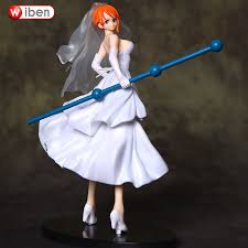 16cm Japanese Anime Cartoon One Piece Nami Wedding Dress Pvc Action Figure Collection Model Toy Doll Kids Gift One Piece One Piece Nami One Piece Pop