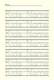 10 best preschool name tracing printable printablee com