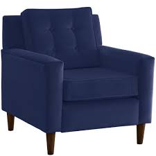 unbranded velvet navy arm chair 5505vlvnv the home depot furniture armchair upholstered arm chair