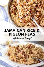 Jamaican Rice And Pigeon Peas Vegan Very Veganish Recipe Jamaican Recipes Jamaican Rice Rice And Pigeon Peas
