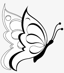 Many butterfly symbols, illustrations, etc are created this way. 95 Simple Paintings Of Flowers Black And White Butterfly Drawing Free Transparent Png Download Pngkey