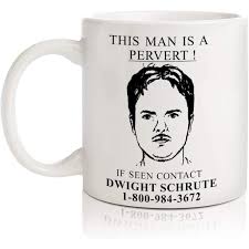 Topadorn 17 oz ceramic coffee mug travel cup with handle sealed lid and color box. The Office Coffee Mug Dwight Schrute 16 Oz Funny Ceramic Coffee Tea Cocoa Mug Unique Coffee Cup Present Idea For Male Female By Just Funky Walmart Com Walmart Com