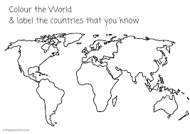 A Z Of Raising Global Citizens Map Printables In The Playroom World Map Coloring Page Map Printable Maps