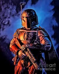 Portrait Of A Bounty Hunter Ii By Pixel Chimp Dark Side Star Wars Star Wars Characters Star Wars Artwork