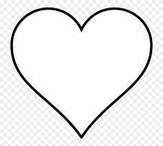 Heart on the keyboard (<3): Download Black And White Heart Clipart White Love Heart Vector Png Download 3788783 Pinclipart