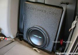 Toyota Tacoma Double Cab Image Dynamics Subwoofer Box Enclosure 10 Bundle Toyota Tacoma Double Cab Toyota Tacoma Subwoofer Box