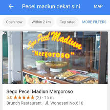Magersari, kota mojokerto, jawa timur jam buka warung cak muk: Pecel Madiun Solo Pecel Lele Bestoro Mas Arif å°ç¹ç®å½