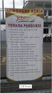 We did not find results for: Bolang Info Loker Lowongan Kerja Jcb Food Khong Guan