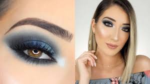 how to do dark blue eye makeup