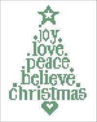 The website has loads of patterns waiting to be explored. Bogo Free Merry Christmas Christmas Tree Joy Love Believe Peace Cross Stitch Pattern Cross Stitch Tree Cross Stitch Patterns Christmas Simple Cross Stitch