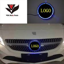 Badge De Grille Avec Logo Eclaire Pour Mercedes Benz W176 W246 W205 W212 W117 Led Etoiles Aliexpress