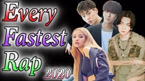 2020 Every Korean Rapper S Fastest Rap Compilation Youtube