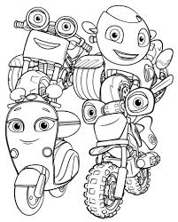 You can print it on the site for free. Ricky Zoom Coloring Pages Coloring Pages For Kids