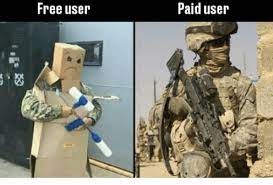 Paid Users Vs Free User The Debate Continues Kevcheo S Digital Marketing Blog