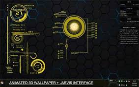 Animated 3d And Jarvis Interface 2 Jpg Wallpaper Display Wallpaper Desktop Wallpaper