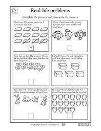 The activities focus on addition and subtraction to/from ten. Addition And Subtraction Word Problems 1st Grade Math Worksheet Greatschools