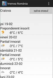 Vremea in craiova pe 5 zile. 15 Zile Vremea In Romania Pour Android Telechargez L Apk