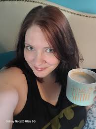 Morning greetings and coffee at Rise-N-Shine Cabin