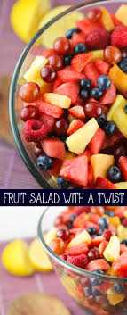 Fruit Salad With A Twist Fruit Salad Recipes Fruit Dishes Fruit Recipes