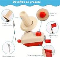 Máquina Enroladora Enrolar Fios Linha Lã Tricô Crochê Manual