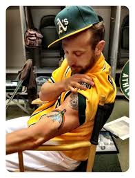 Maybe you would like to learn more about one of these? Dallas Braden And His Awesome Rollie Fingers Tattoo Baseball